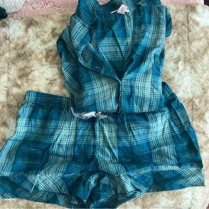 VS Pajama Set — Short sleeve top and shorts